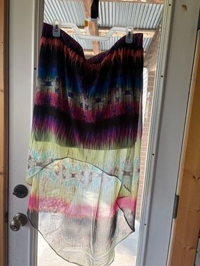 Maurice’s- Women’s- Multi-Color High-Low Chiffon Women’s Skirt